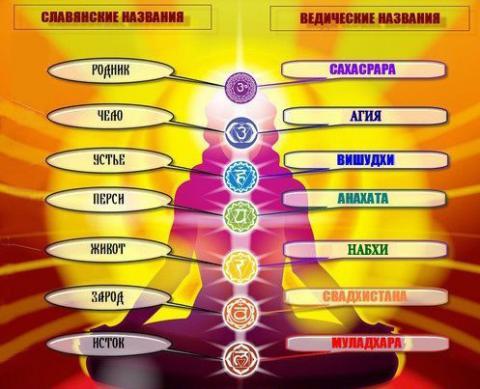 ЭНЕРГЕТИЧЕСКИЕ ЦЕНТРЫ ЧЕЛОВЕКА – ЧАКРЫ.